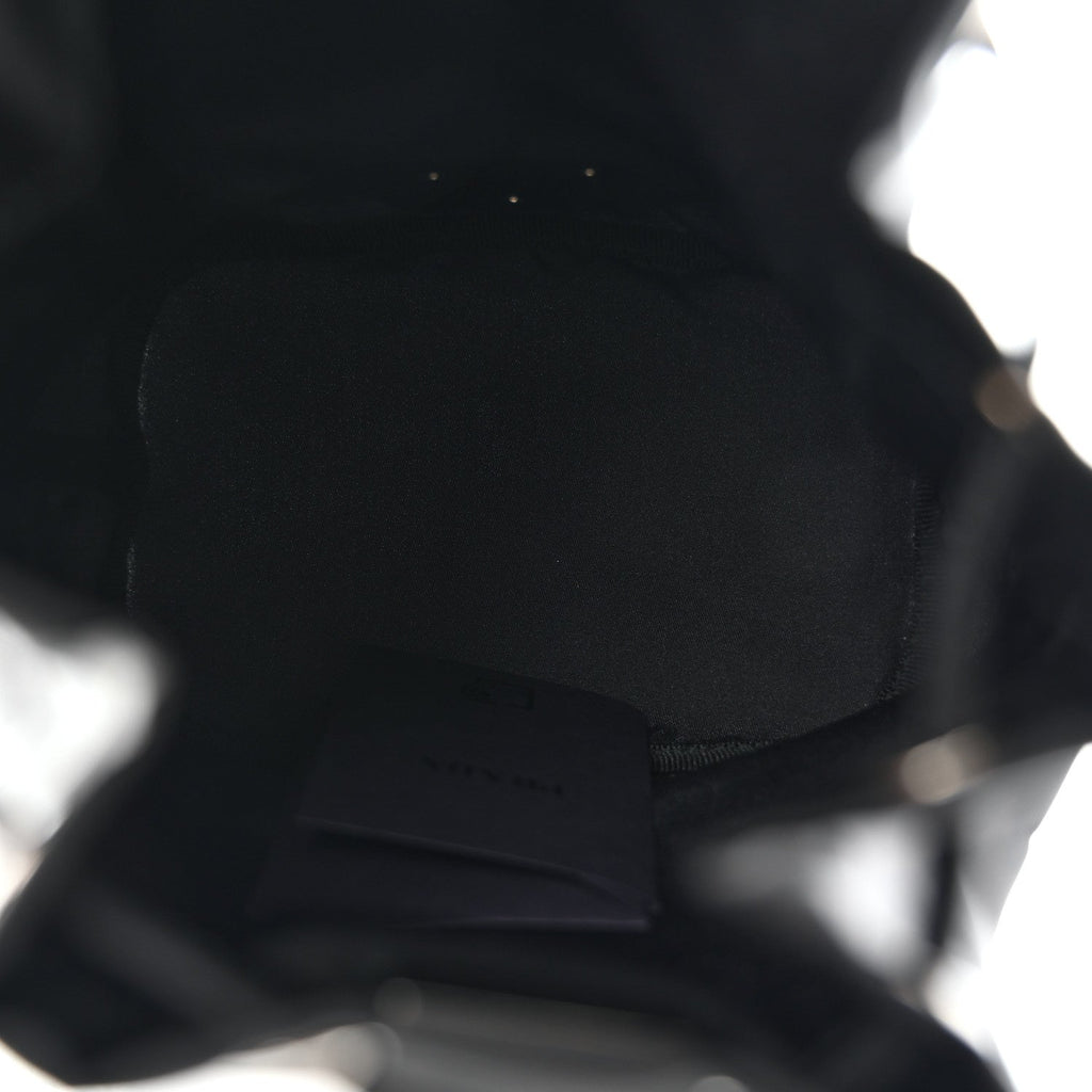 Nylon Vela Drawstring Pouch Black