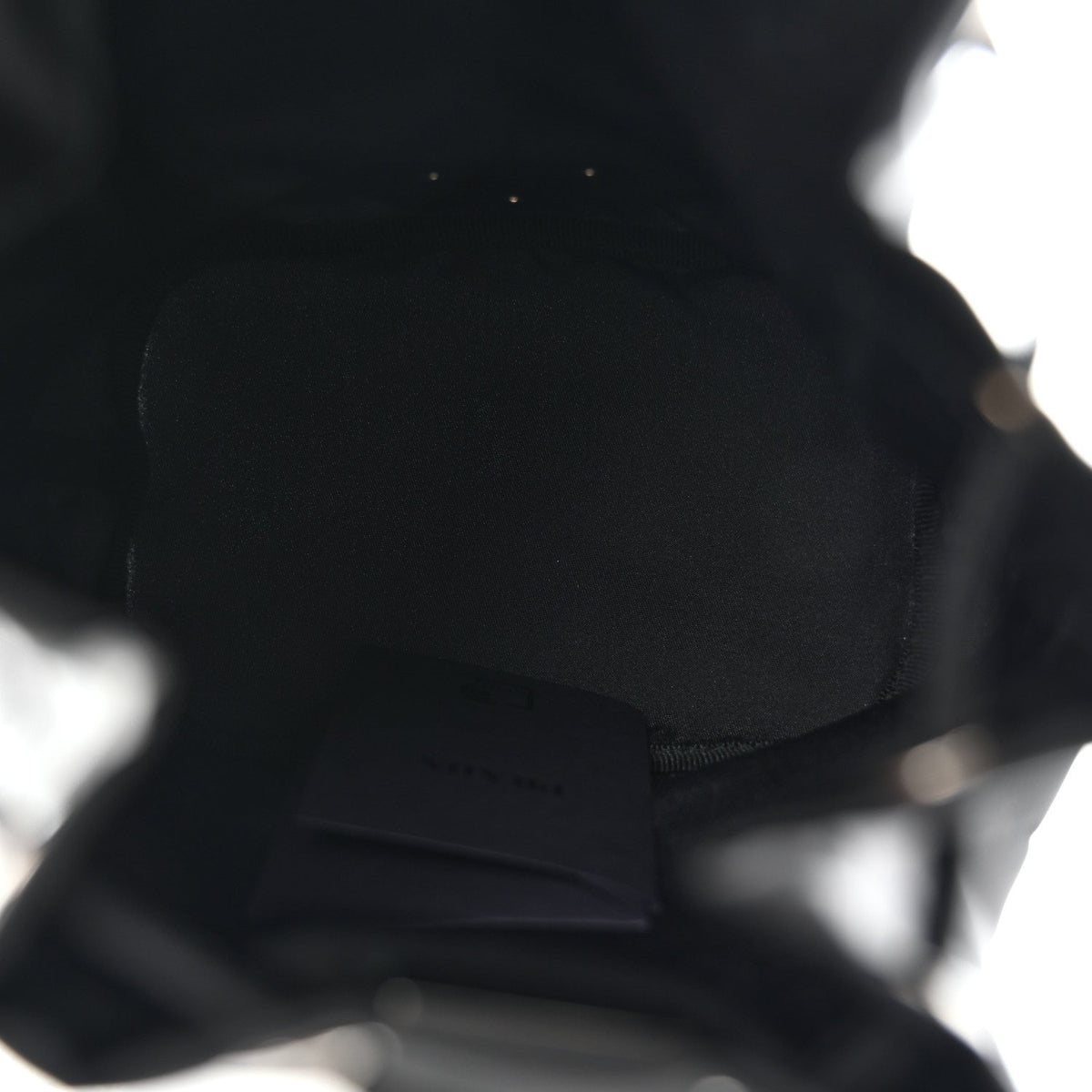 Nylon Vela Drawstring Pouch Black