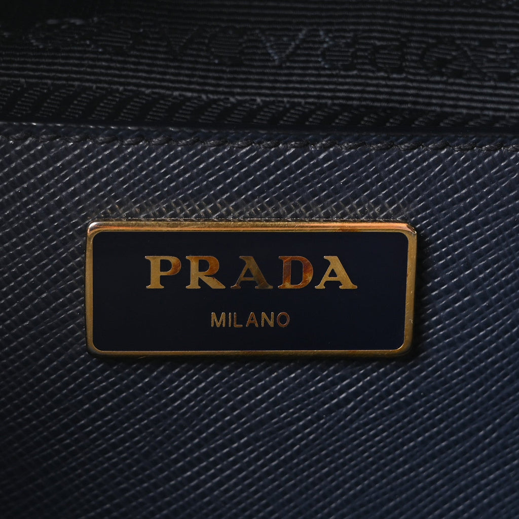 Saffiano Large Galleria Double Zip Tote Baltico