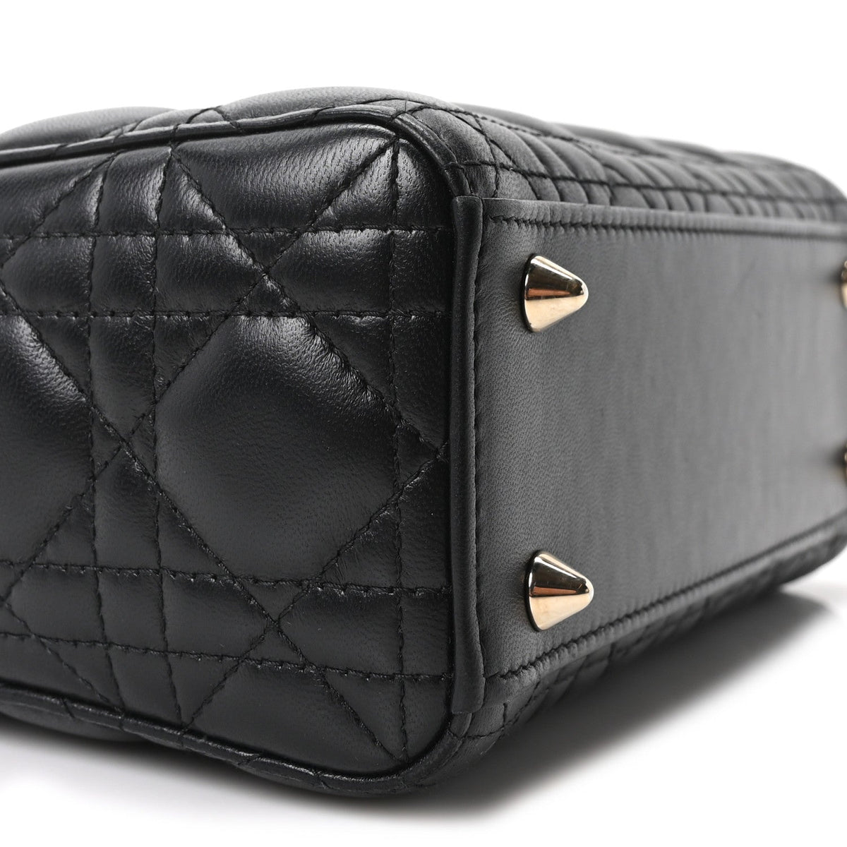 Lambskin Cannage Small My ABCDior Lady Dior Black