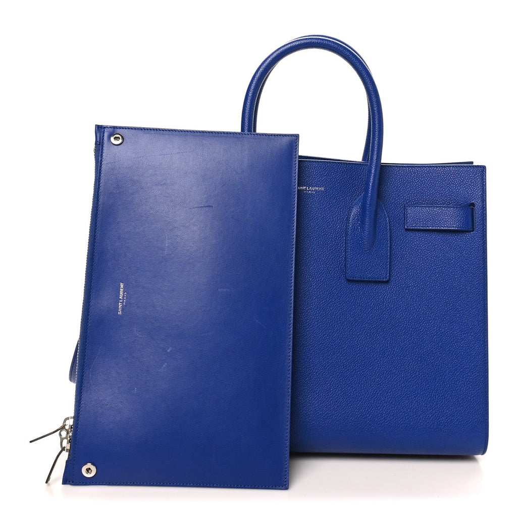 Grained Calfskin Small Sac De Jour Outremer