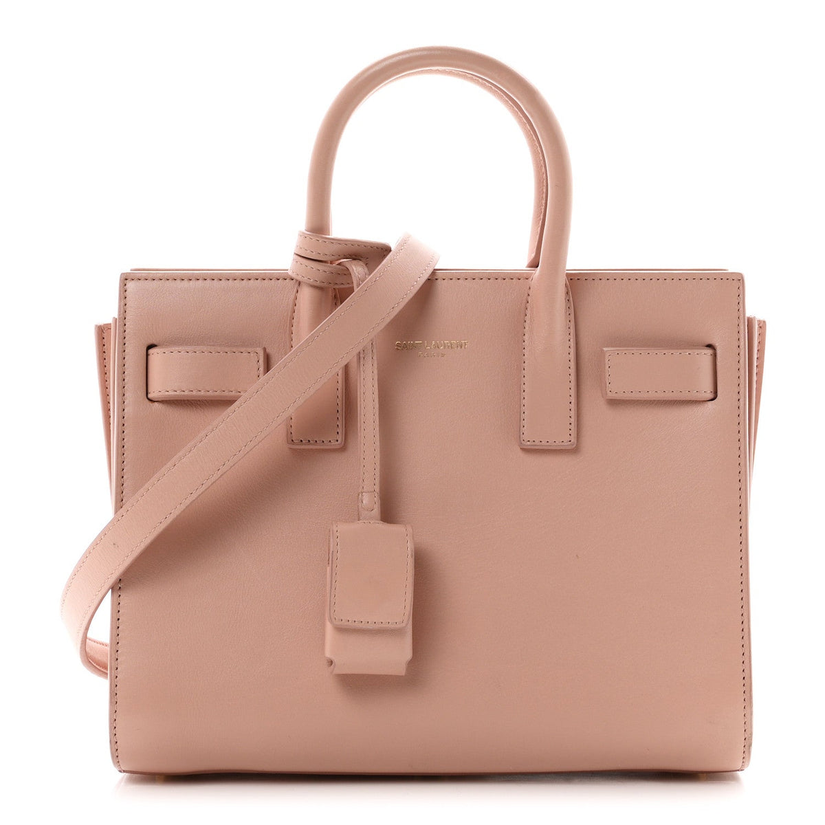 Calfskin Nano Sac De Jour  Pale Pink