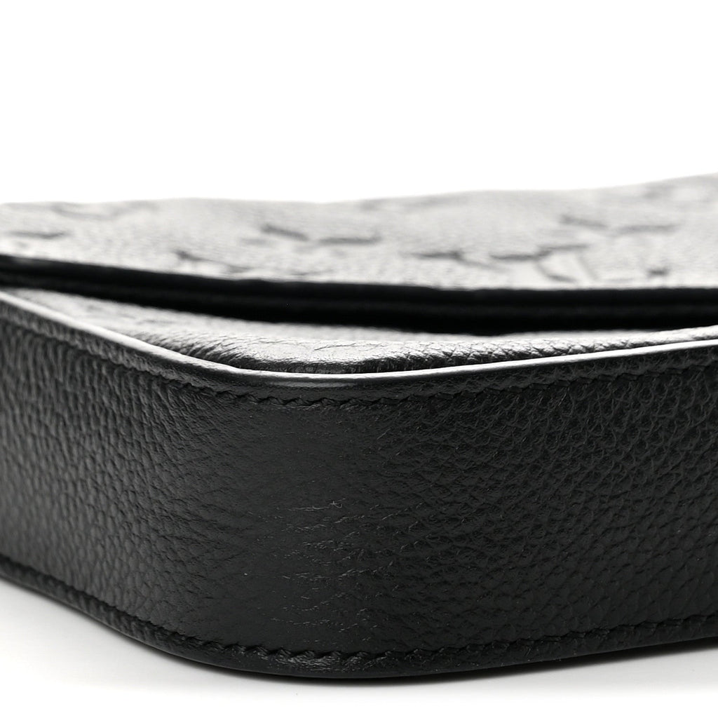 Empreinte Pochette Felicie Chain Wallet Black