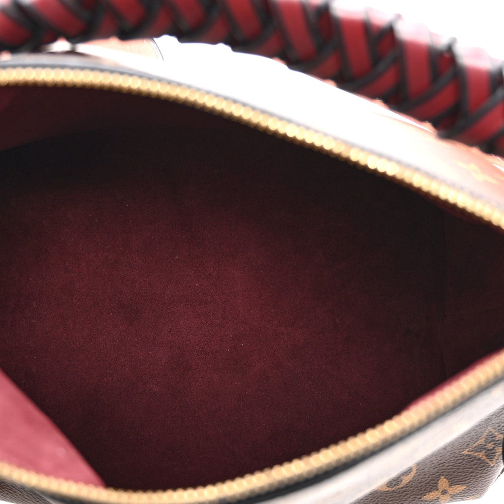Monogram Beaubourg Hobo Mini Bordeaux Red Peach Safran Blue Jean Blue
