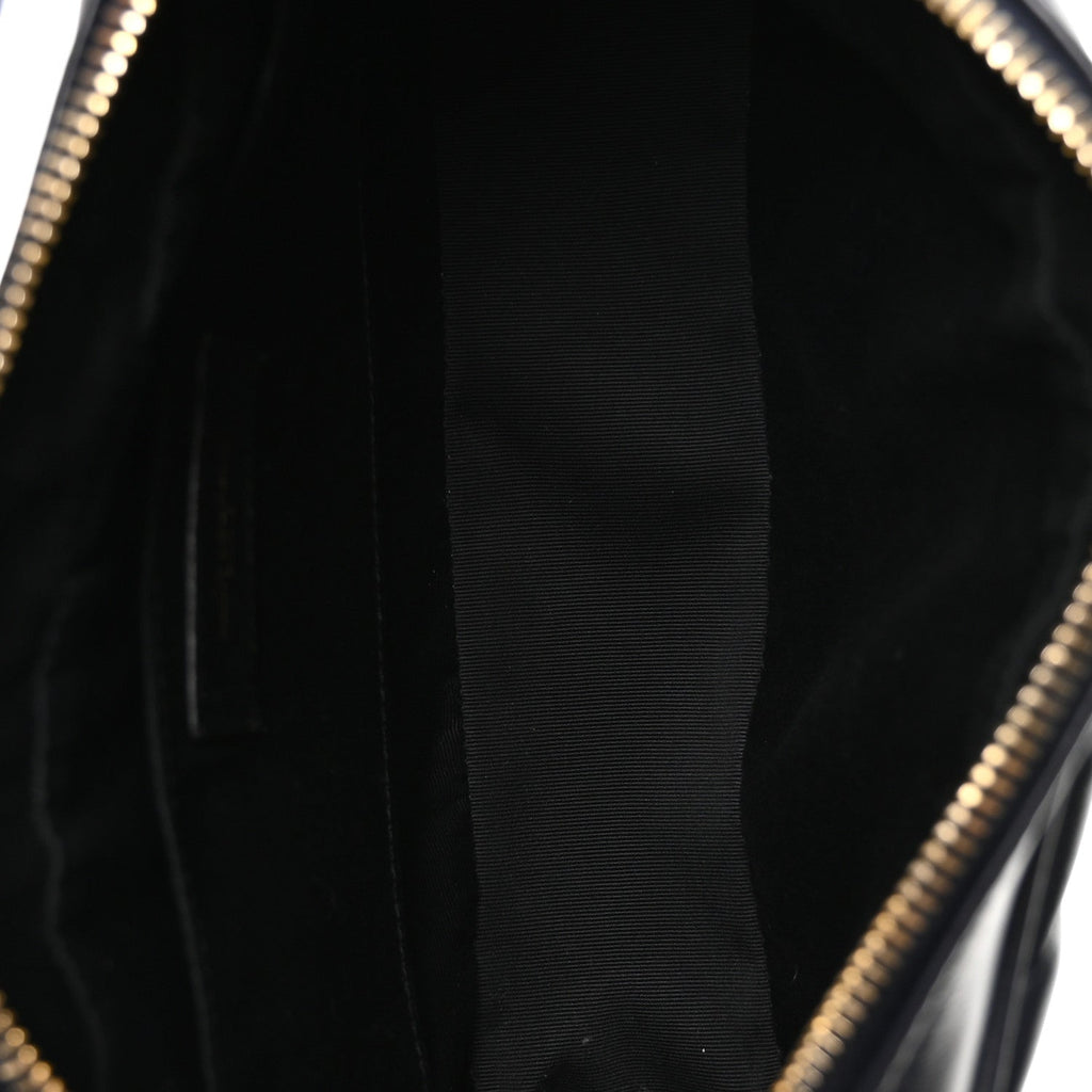Calfskin Matelasse Monogram Lou Camera Bag Navy