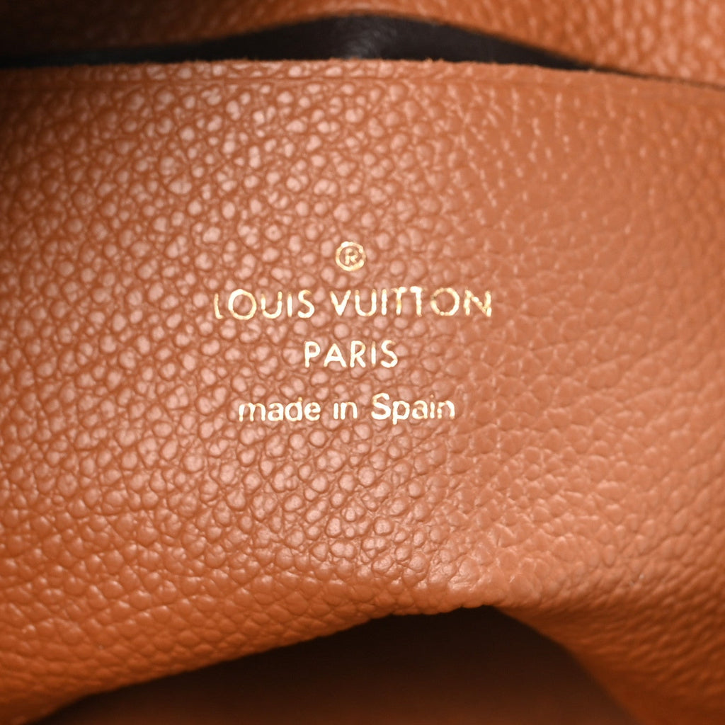 Empreinte Monogram Giant Double Zip Pochette Caramel
