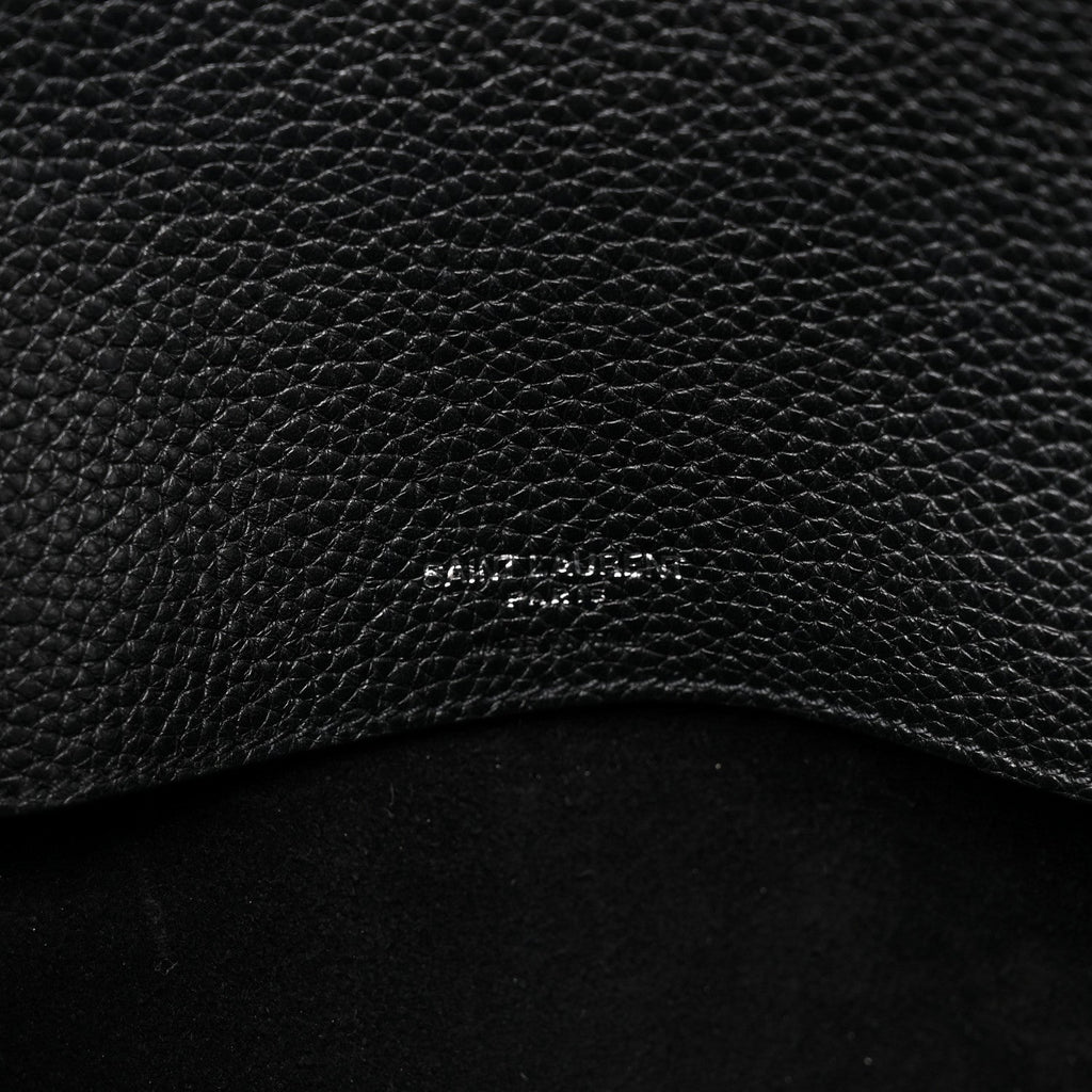 Grained Calfskin Small Supple Sac De Jour Black