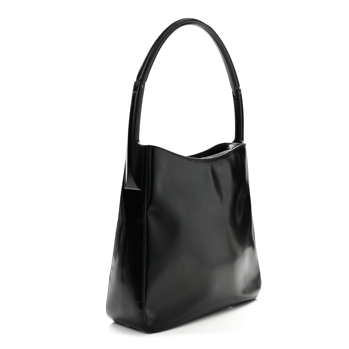 Spazzolato Sport Top Handle Shoulder Bag Black
