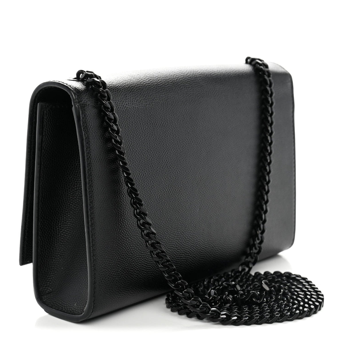 Grain De Poudre Small Monogram Monochrome Kate Satchel Black
