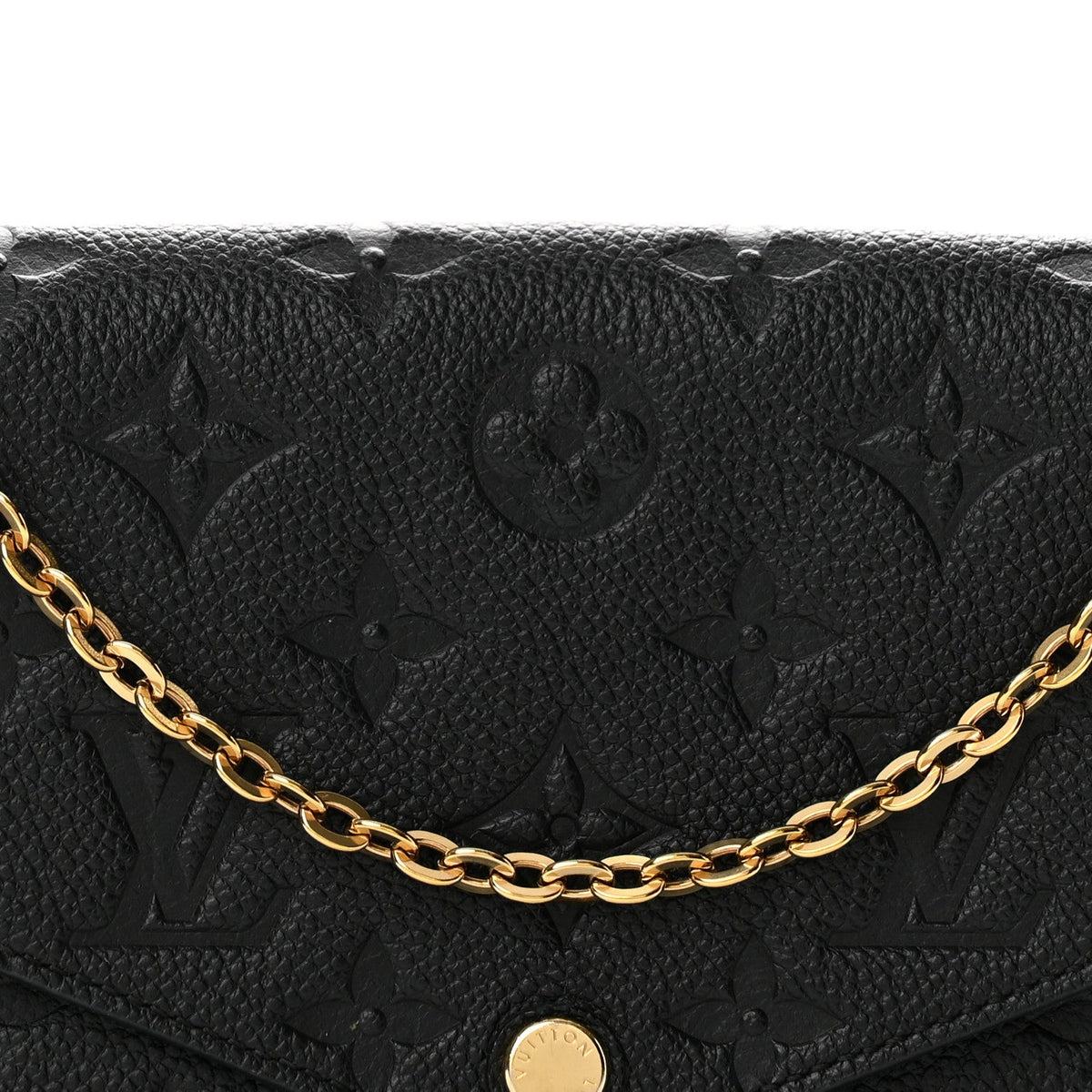 Empreinte Pochette Felicie Chain Wallet Black