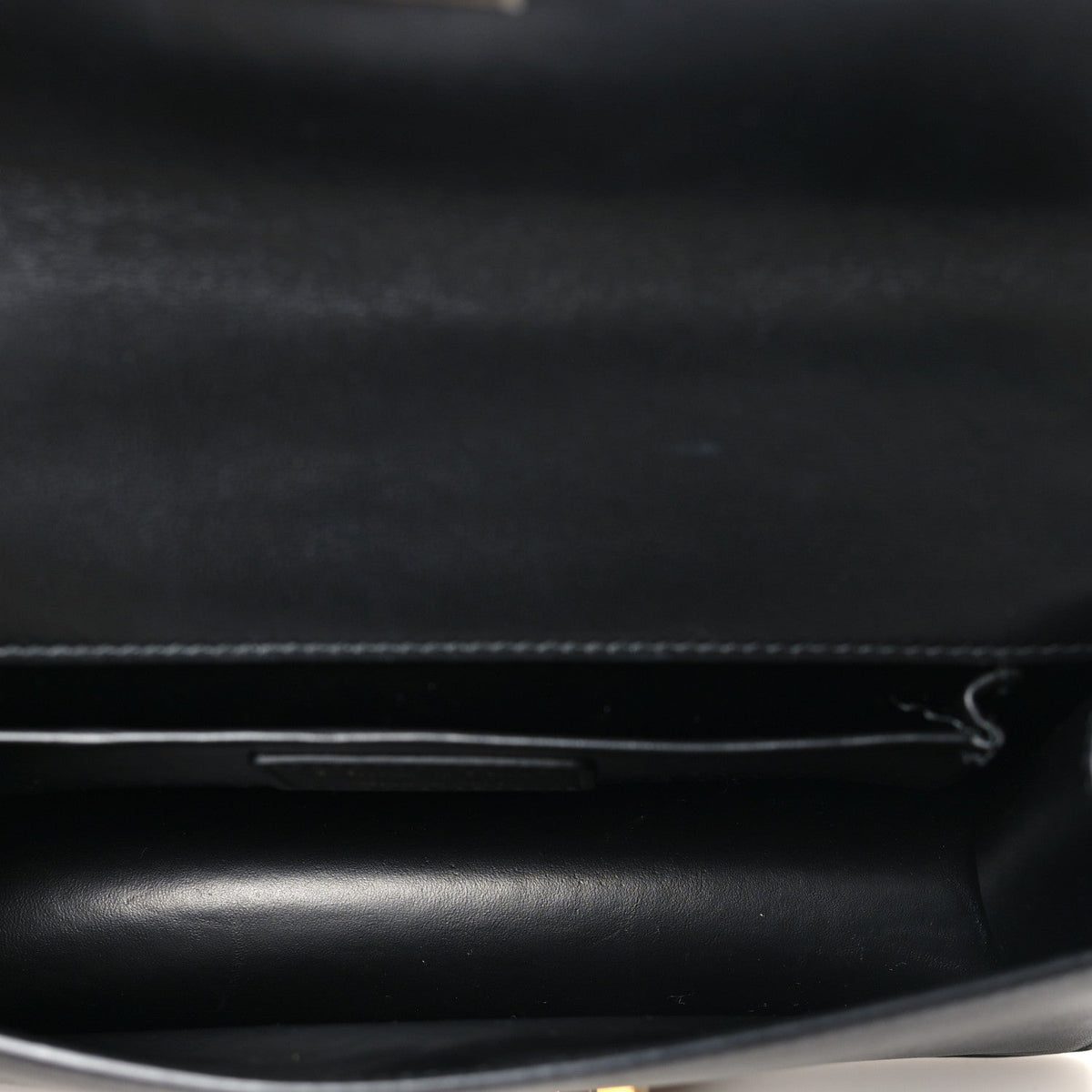 Calfskin 30 Montaigne East West Chain Flap Bag Black