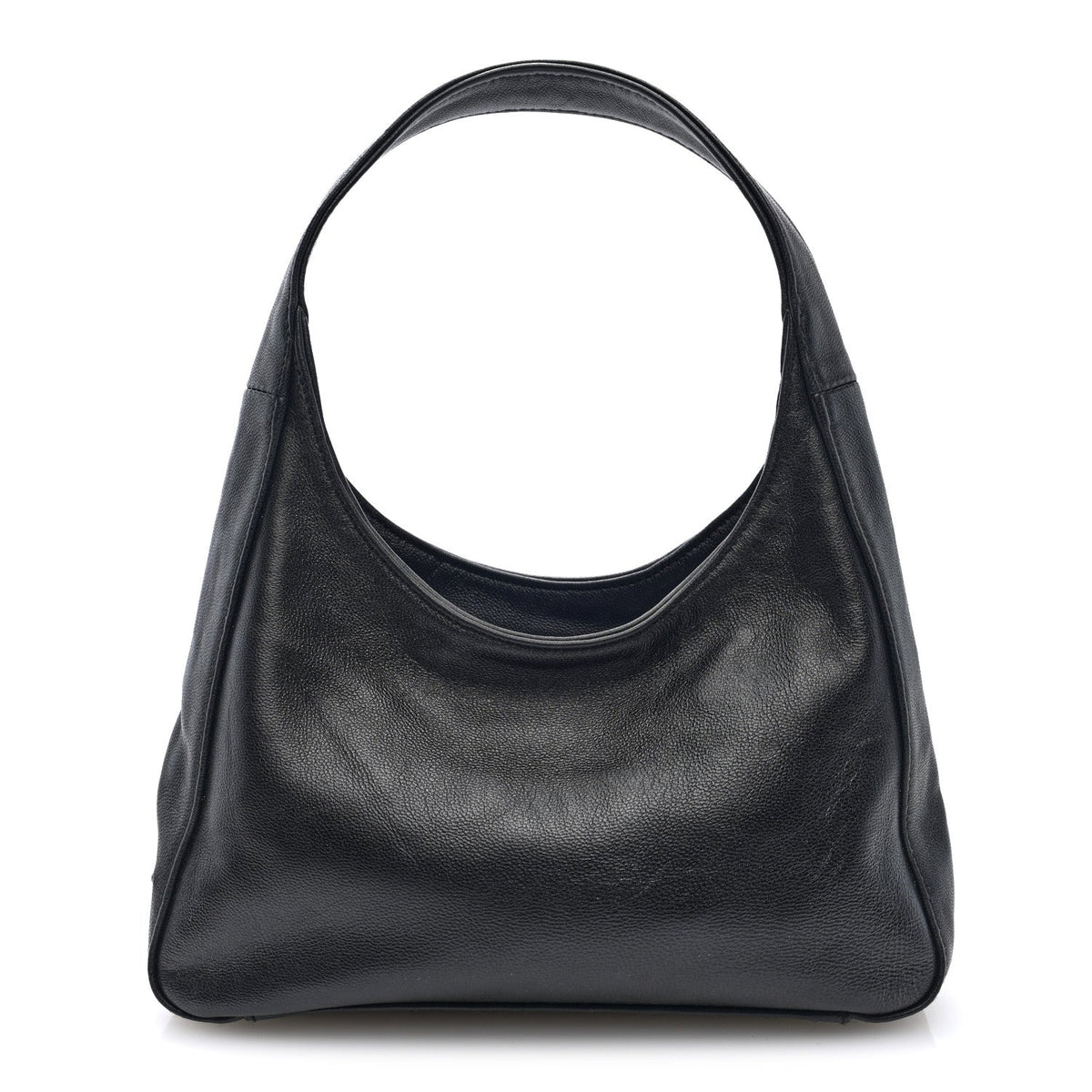 Nappa Mini Triangle Hobo Black