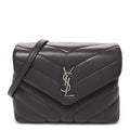 Calfskin Y Quilted Monogram Toy Loulou Crossbody Bag Earth