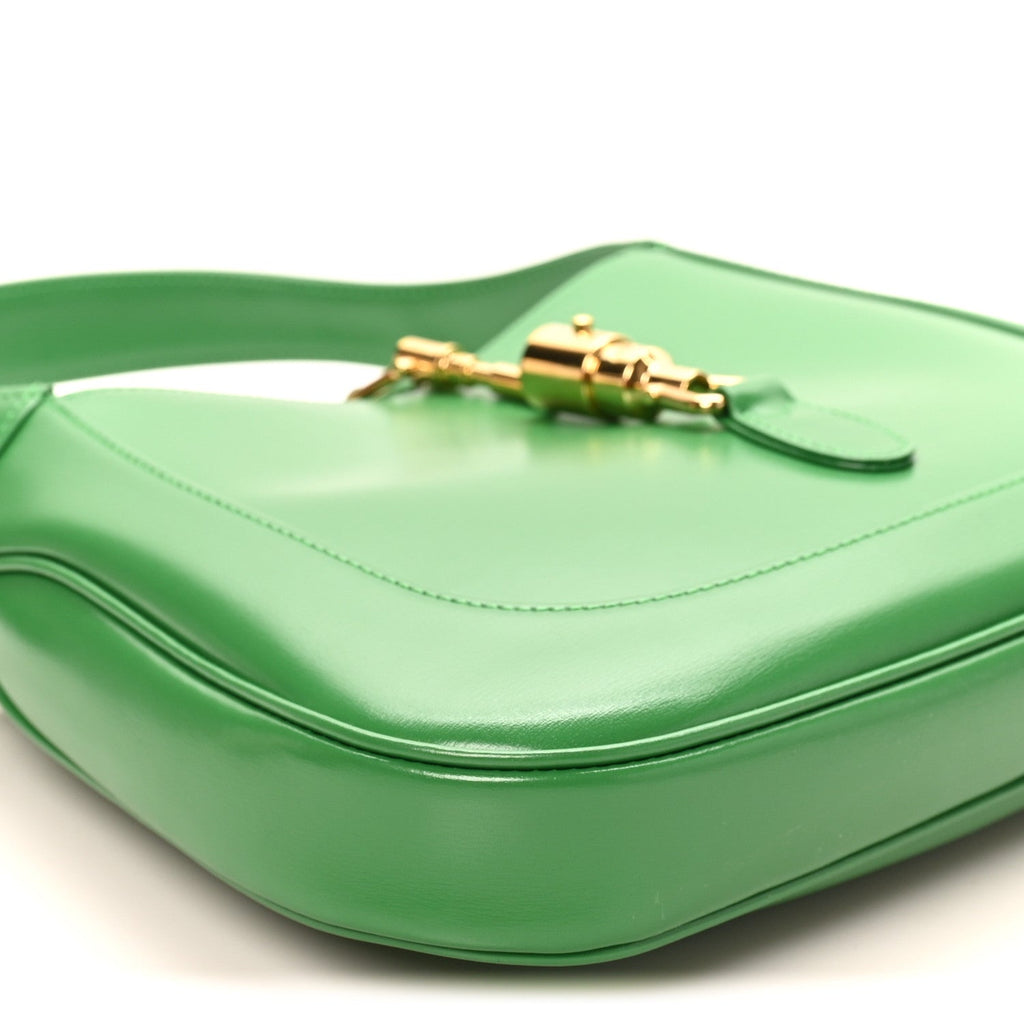 Boarded Dyana Lux Calfskin Small Jackie 1961 Hobo Spring Green