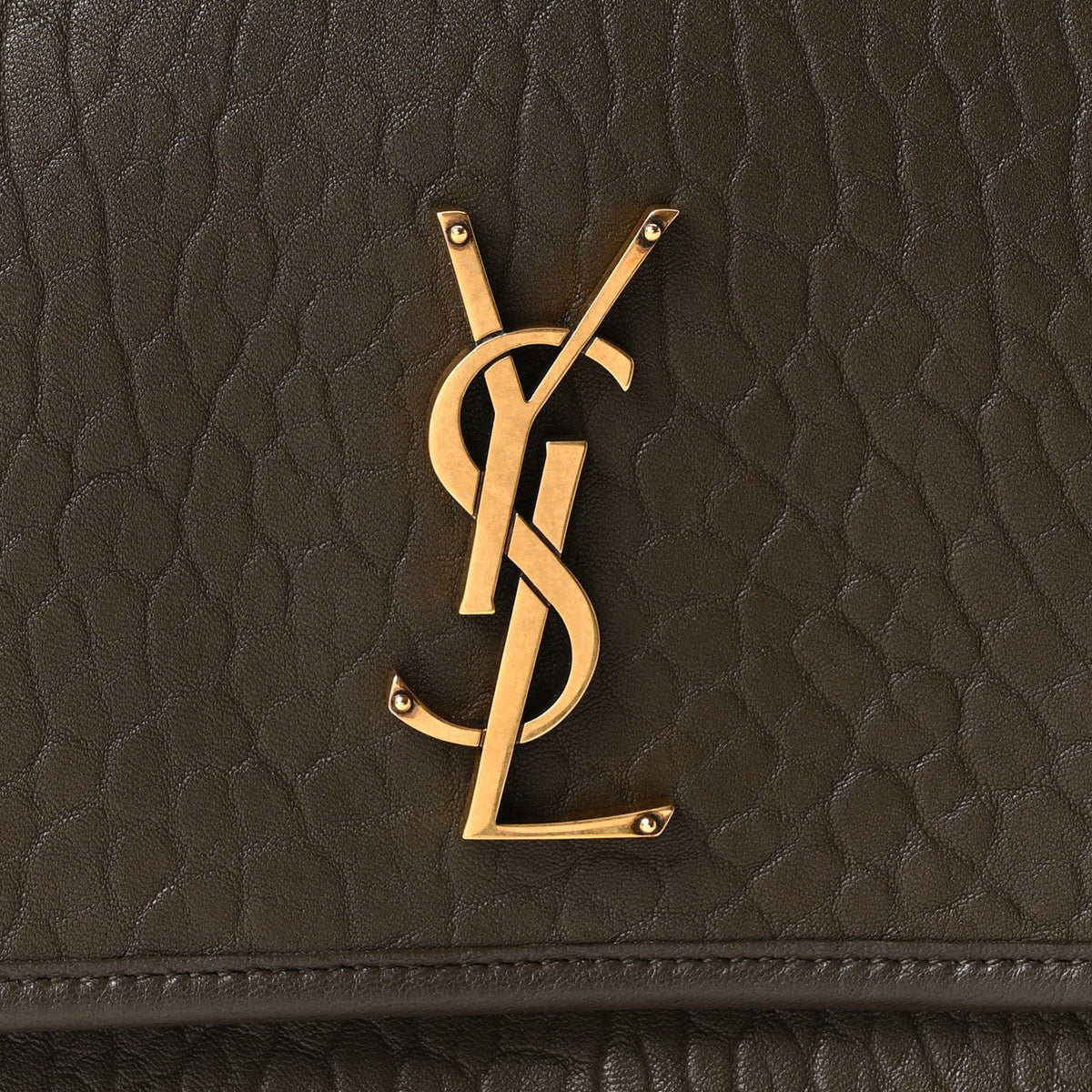 Grained Lambskin Monogram Large Niki Chain Satchel Light Musk
