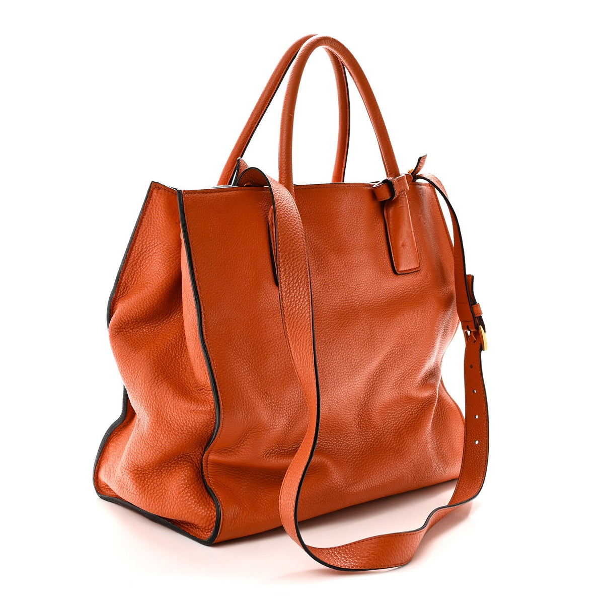 Vitello Daino Shopping Tote Rame