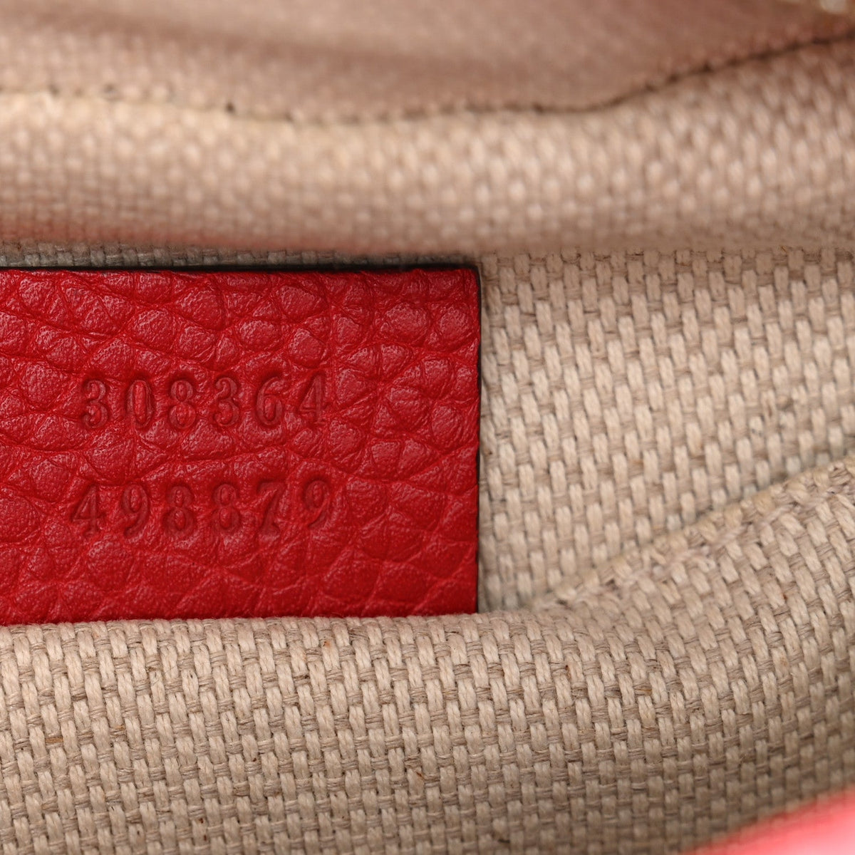 Pebbled Calfskin Small Soho Disco Bag Vibrant Red