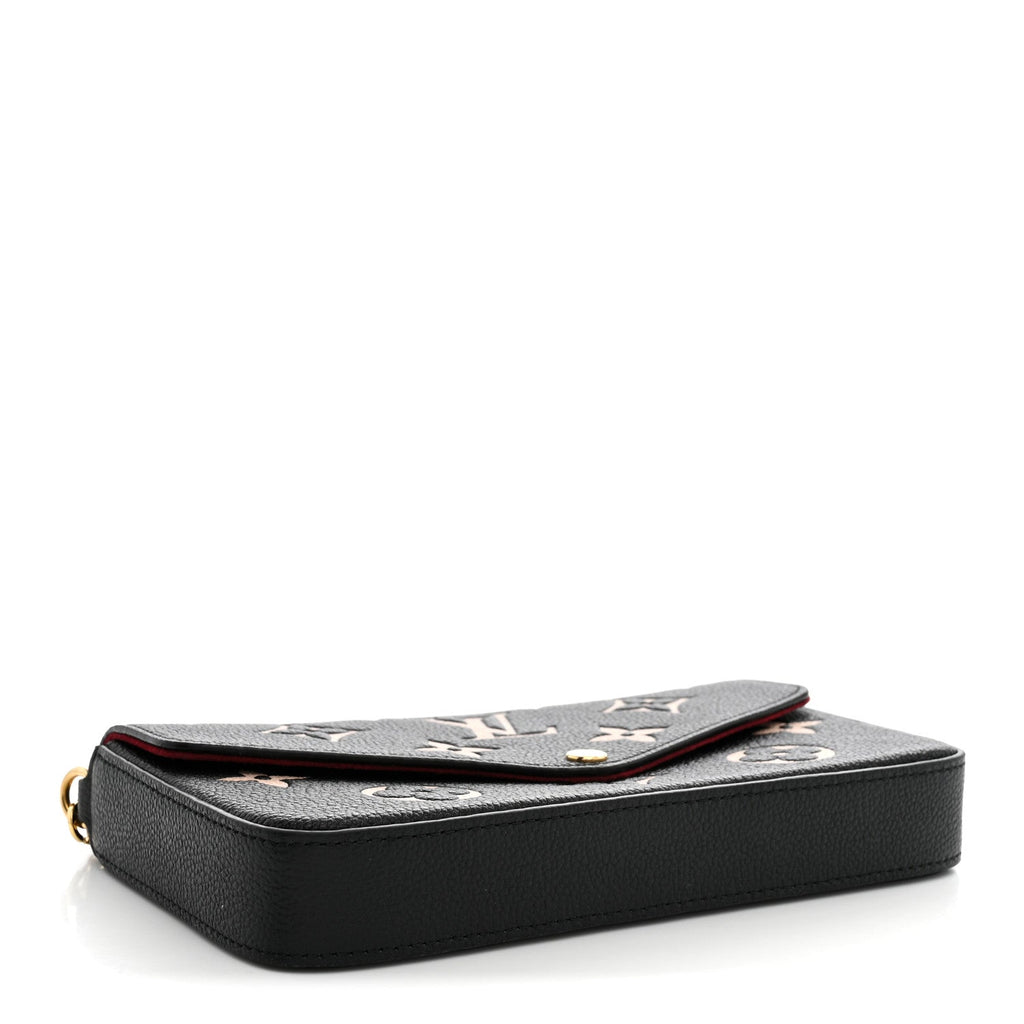 Empreinte Monogram Giant Felicie Pochette Black Beige