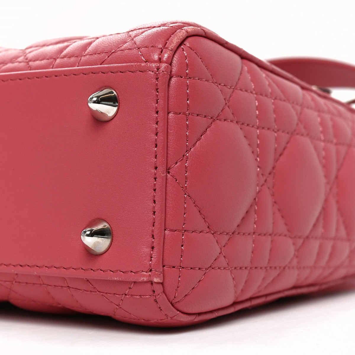 Lambskin Cannage Small My ABCDior Lady Dior Pink