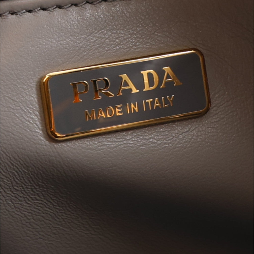 Montone Saffiano Mini Galleria Double Zip Tote Fiordaliso