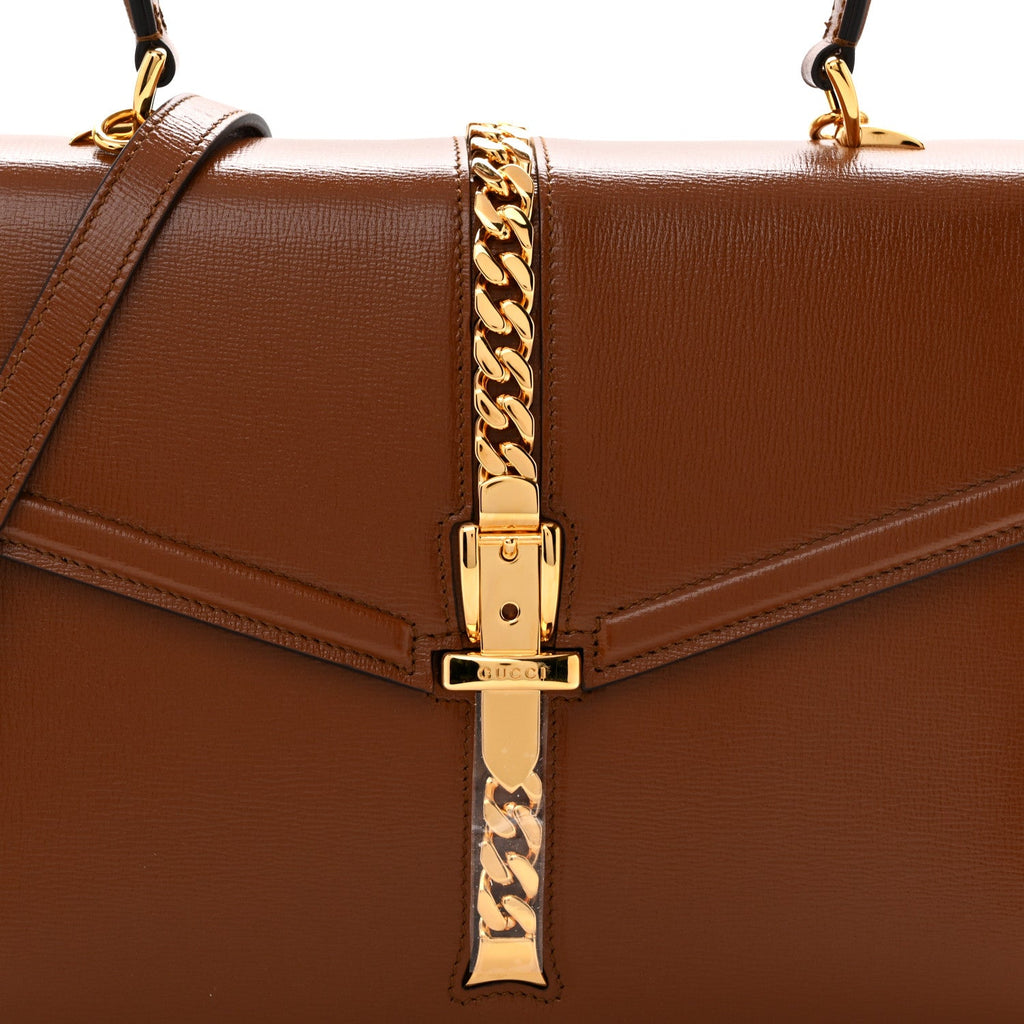 Azalea Calfskin Small Sylvie 1969 Top Handle Bag Cuir