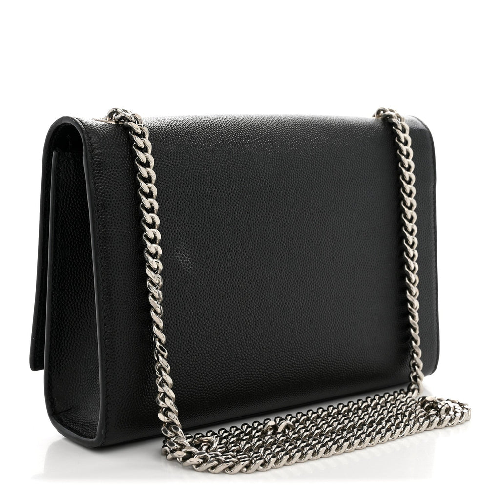 Grain De Poudre Small Monogram Kate Satchel Black