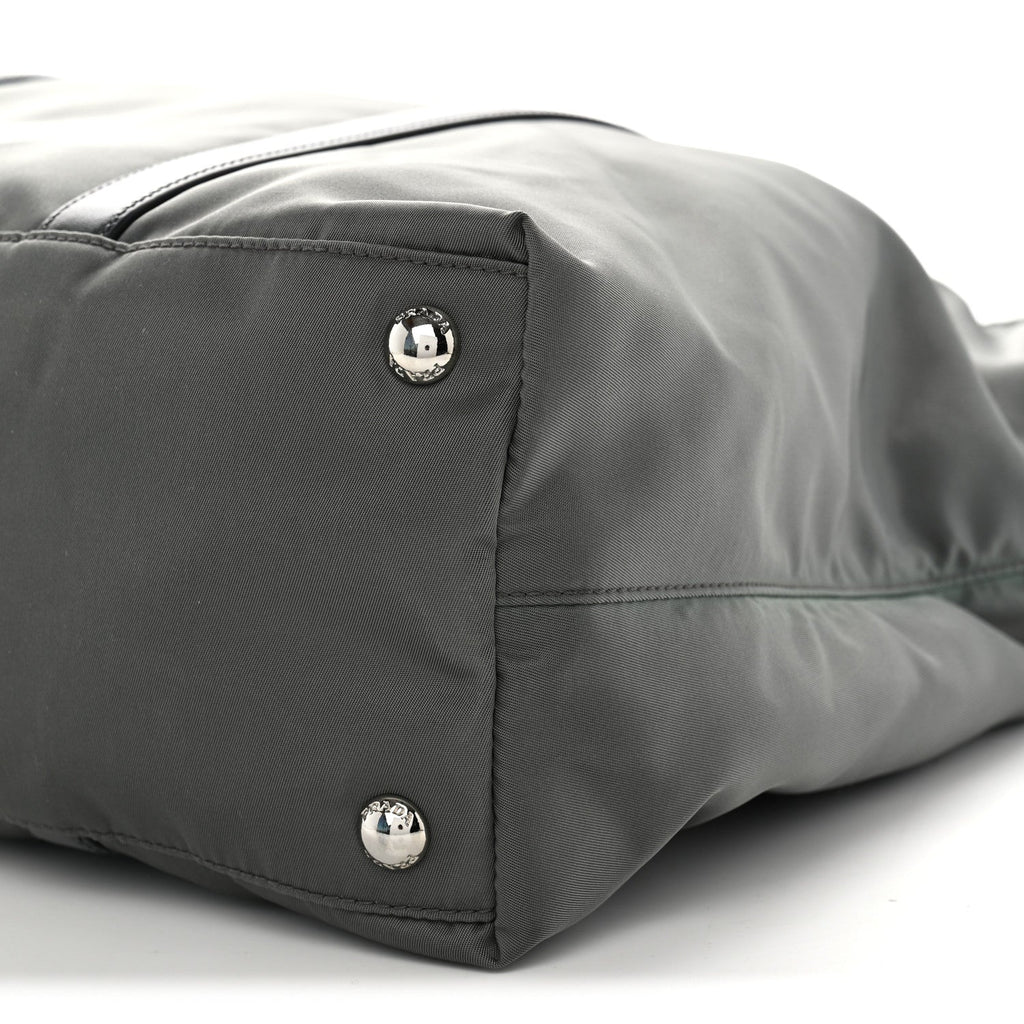 Tessuto Nylon Pocket Tote Grey