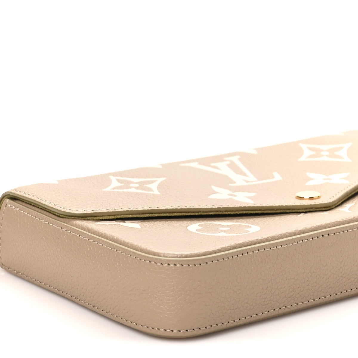 Empreinte Monogram Giant Felicie Pochette Khaki Creme