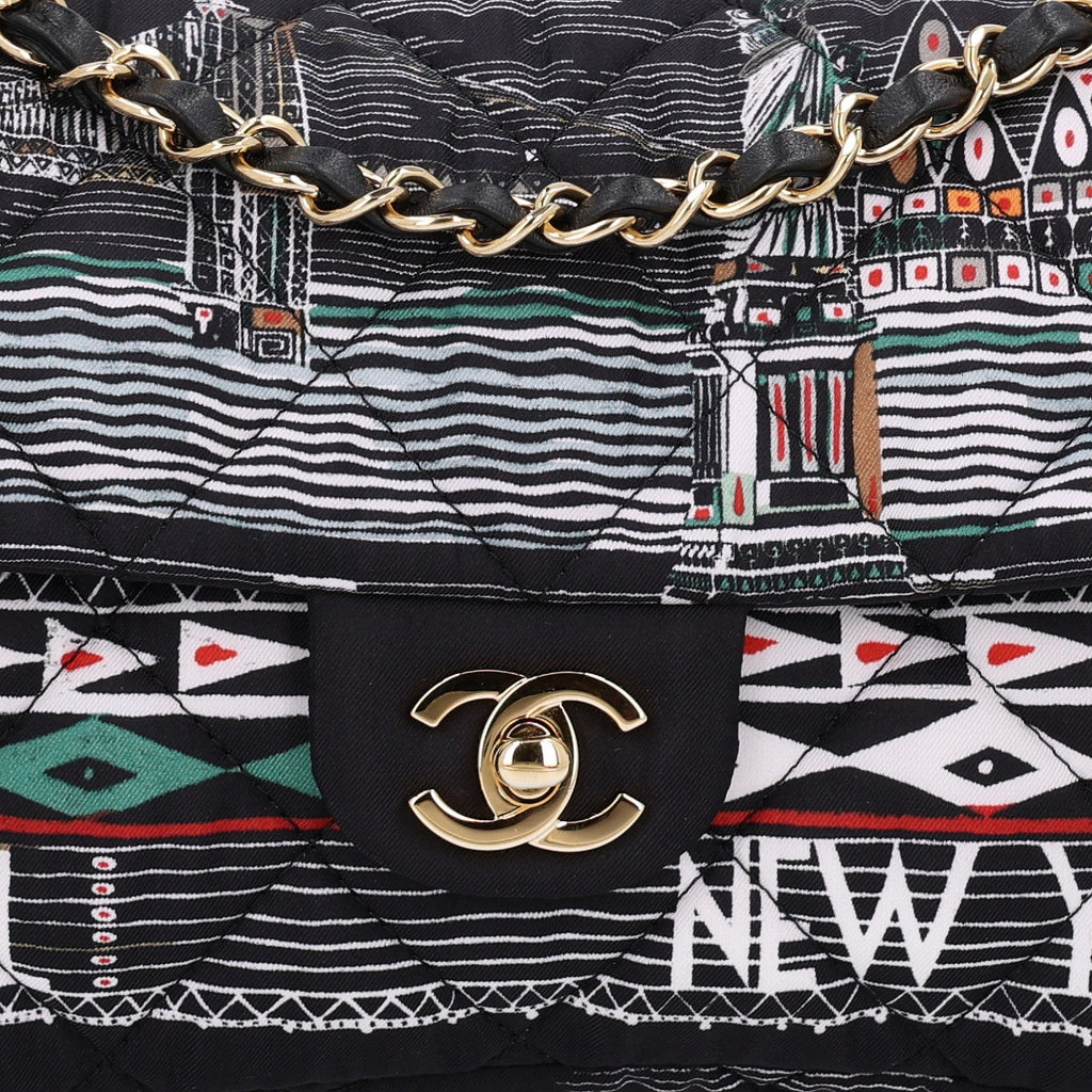 Nylon New York Skyline Flap Black Multicolor