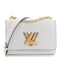 Epi Twist Shoulder Bag MM White