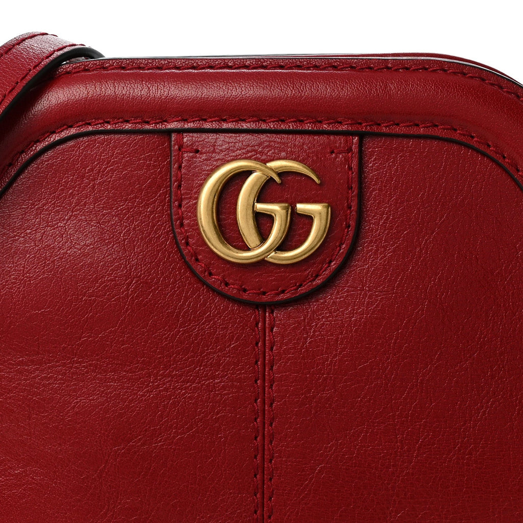Piuma Lux Calfskin Small Re(Belle) Crossbody Bag Romantic Cerise