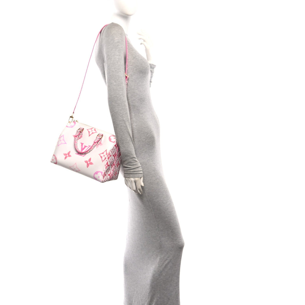 Monogram Giant By The Pool 2.0 Speedy Bandouliere 25 Rose