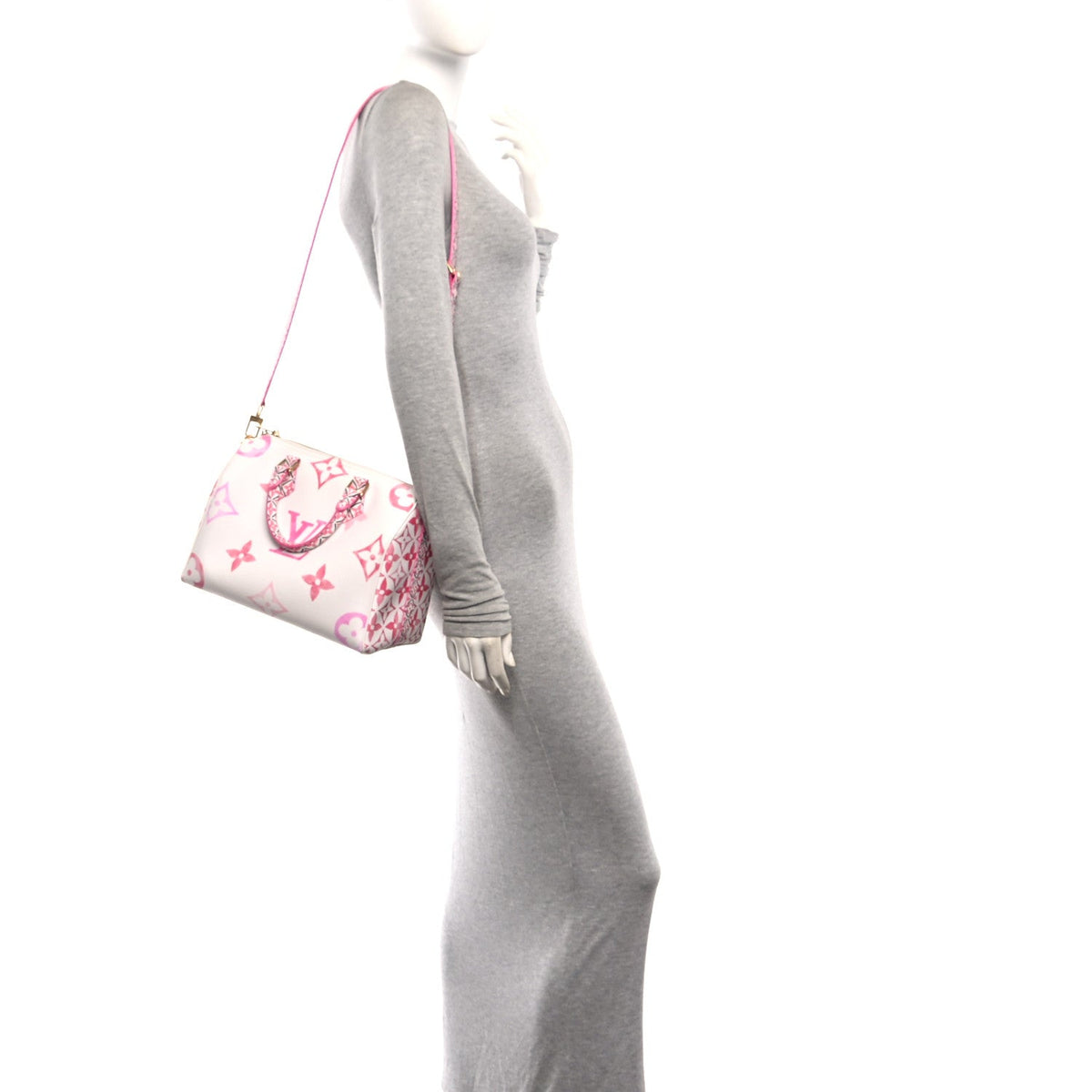 Monogram Giant By The Pool 2.0 Speedy Bandouliere 25 Rose