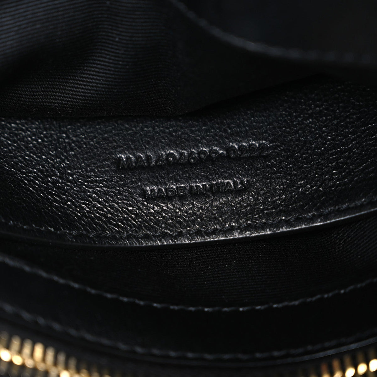 Calfskin Y Quilted Monogram Small Loulou Chain Satchel Black