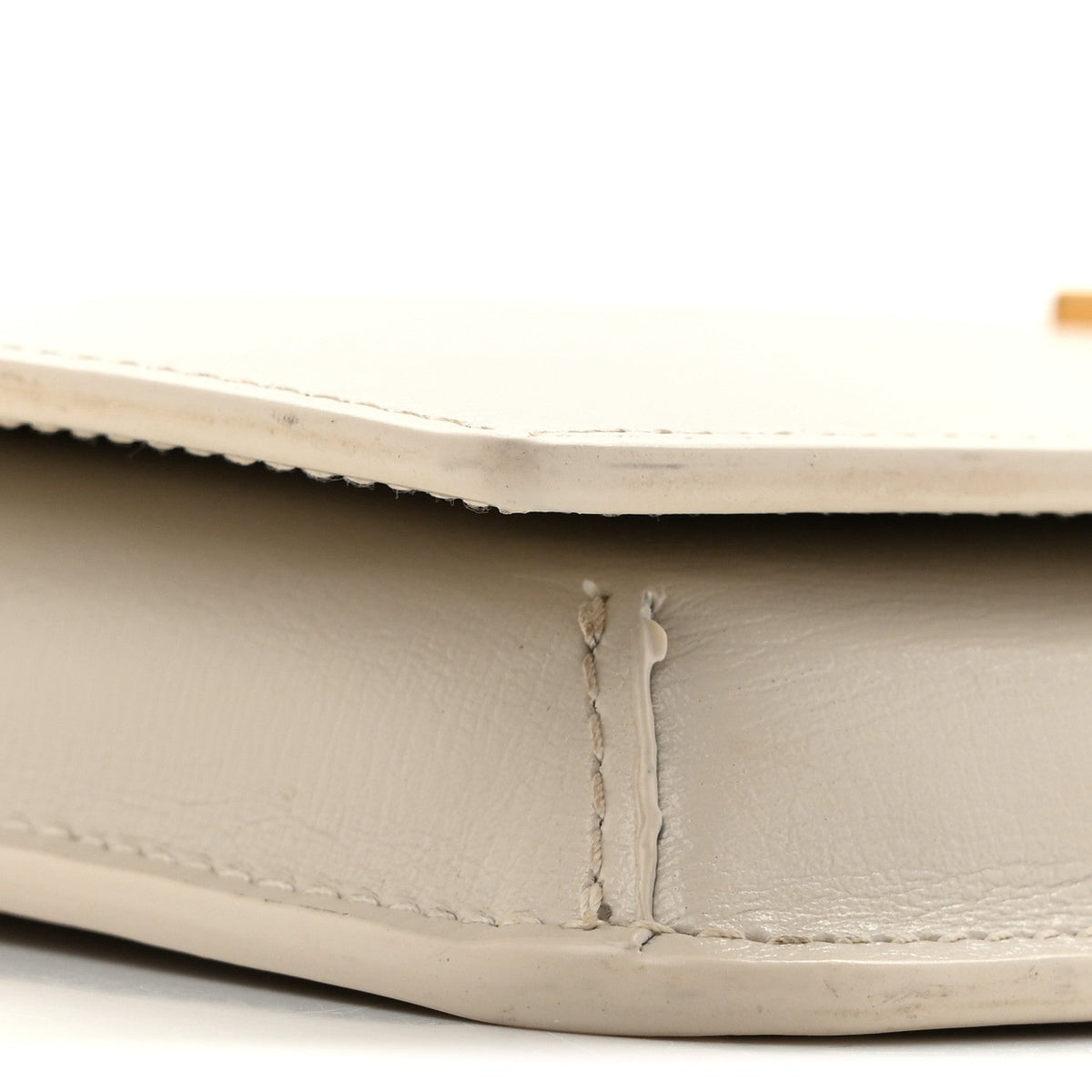 Smooth Calfskin Monogram Phone Holder Crossbody Crema Soft