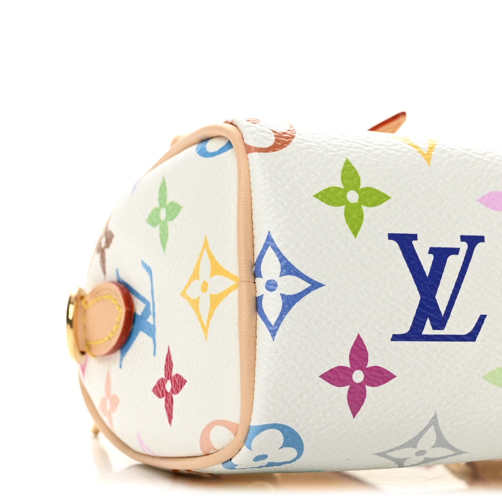 LV X TM Monogram Multicolor Nano Speedy White
