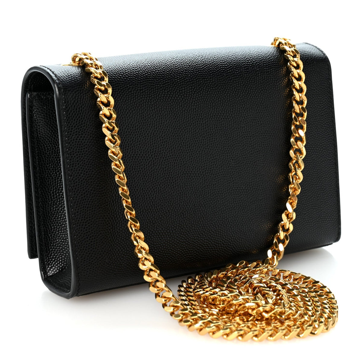 Grain De Poudre Small Monogram Kate Satchel Black