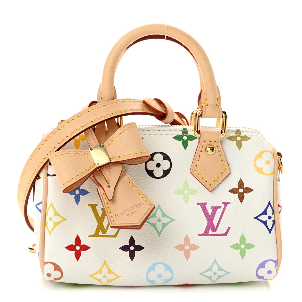 LV X TM Monogram Multicolor Nano Speedy White