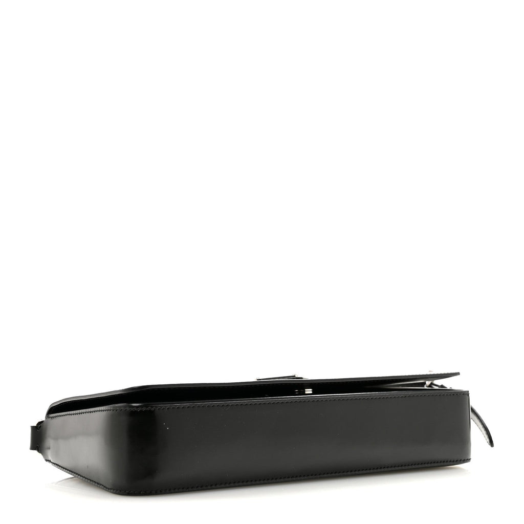 Spazzolato Femme Flap Shoulder Bag Black