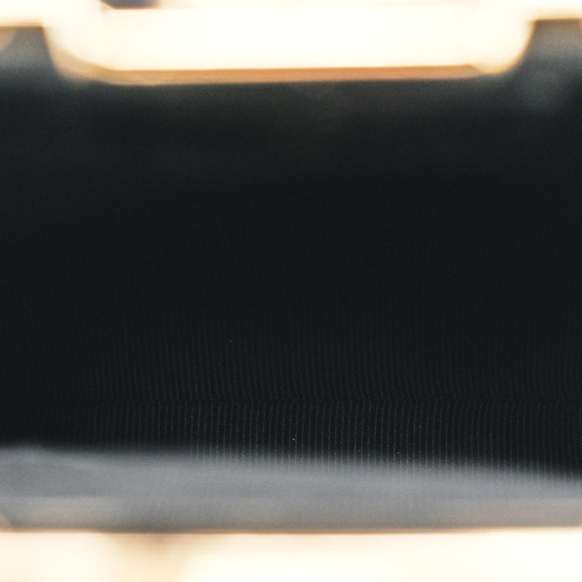 Shiny Aged Lambskin Quilted Kiss Lock Clutch With Chain Black