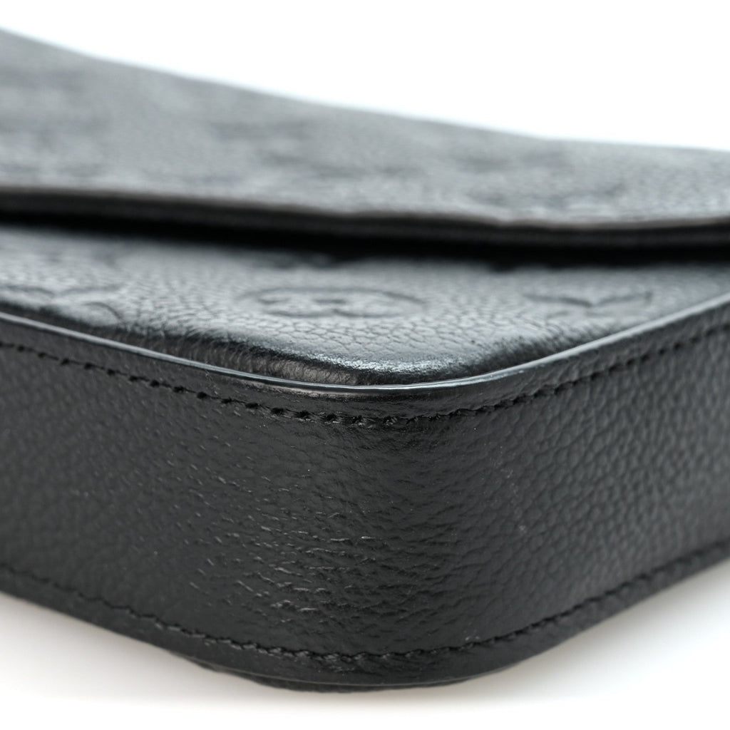 Empreinte Pochette Felicie Chain Wallet Black