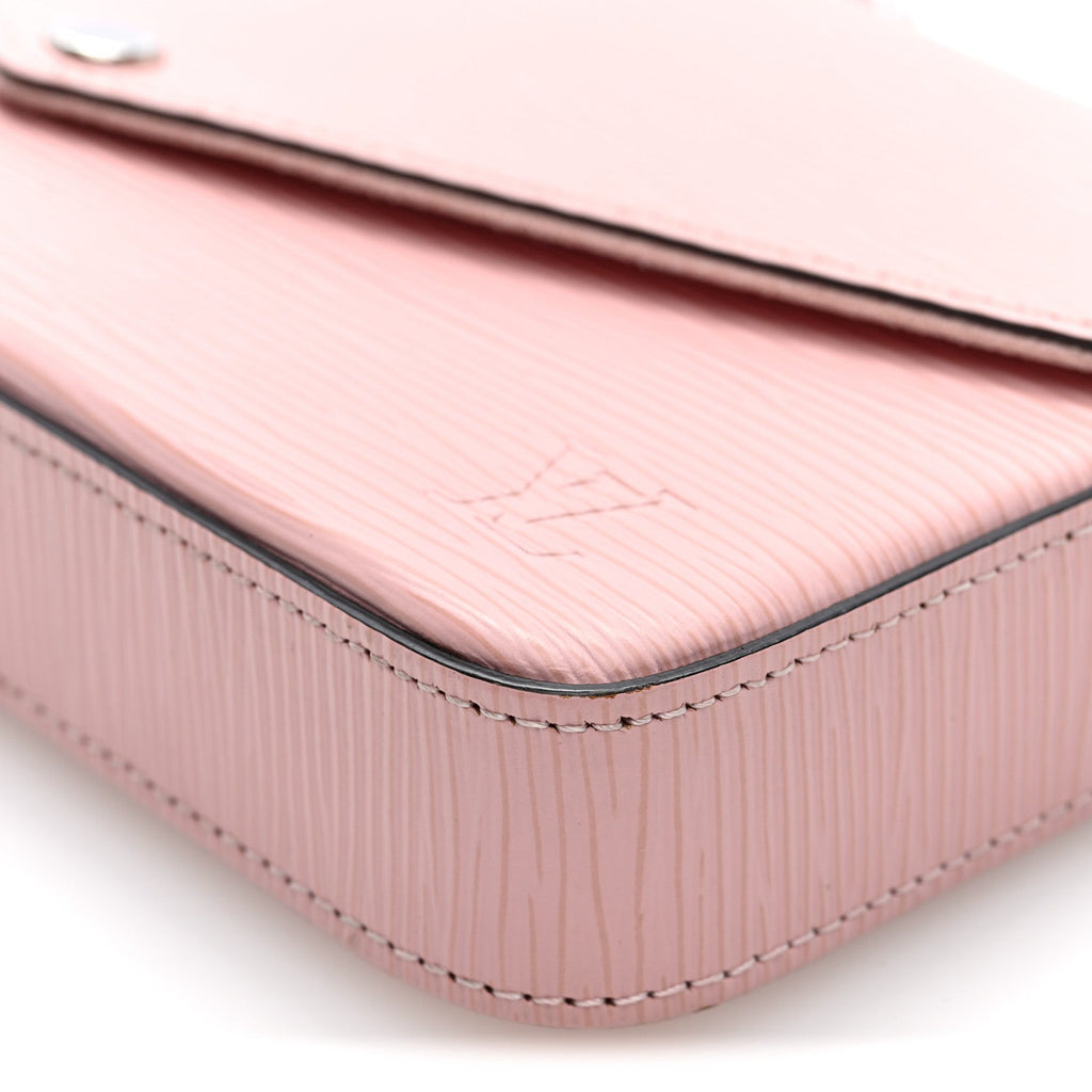 Epi Pochette Felicie Rose Ballerine