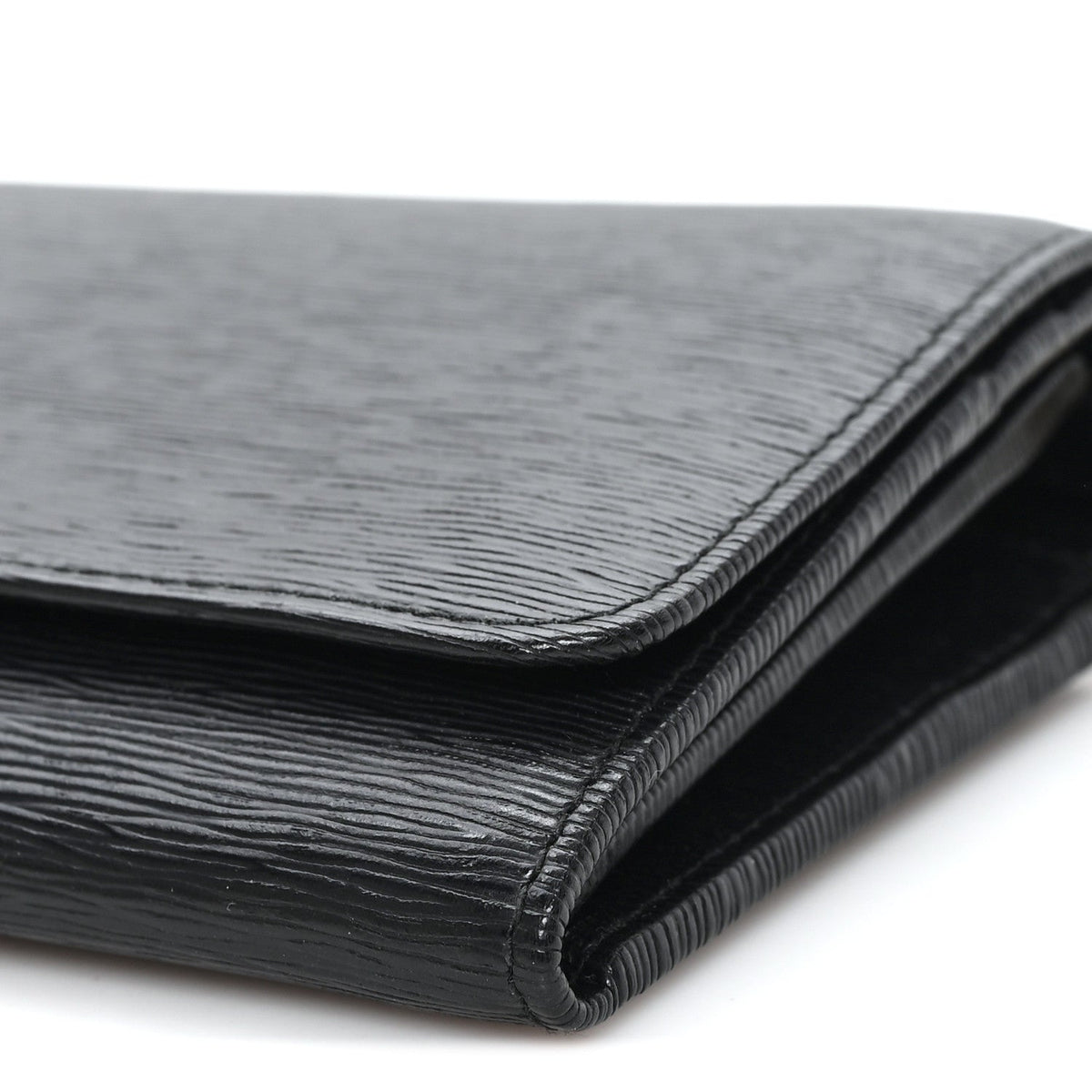 Vitello Move Metal Oro Chain Wallet Black