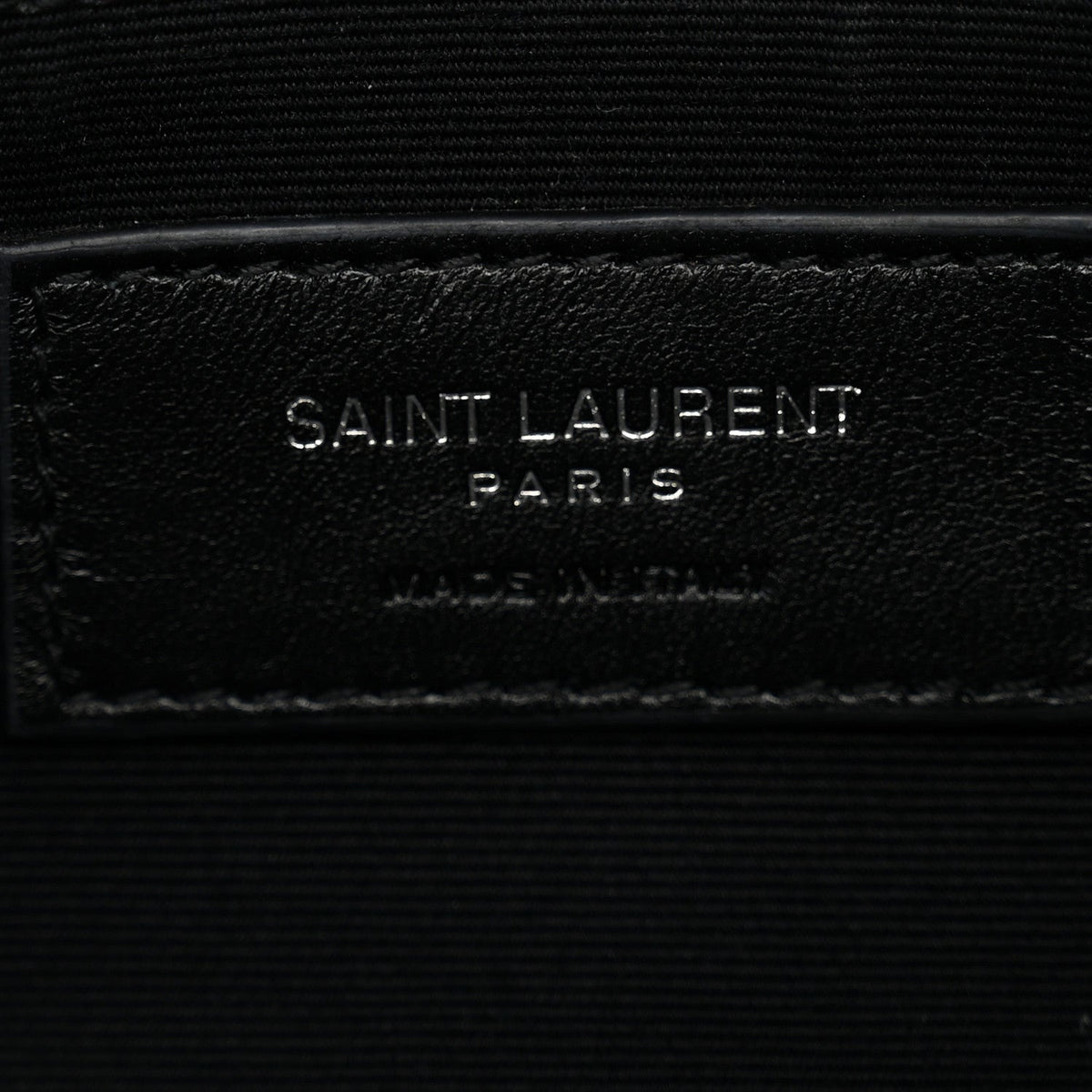 Lambskin Quilted Toy Loulou Puffer Monogram Chain Satchel Black