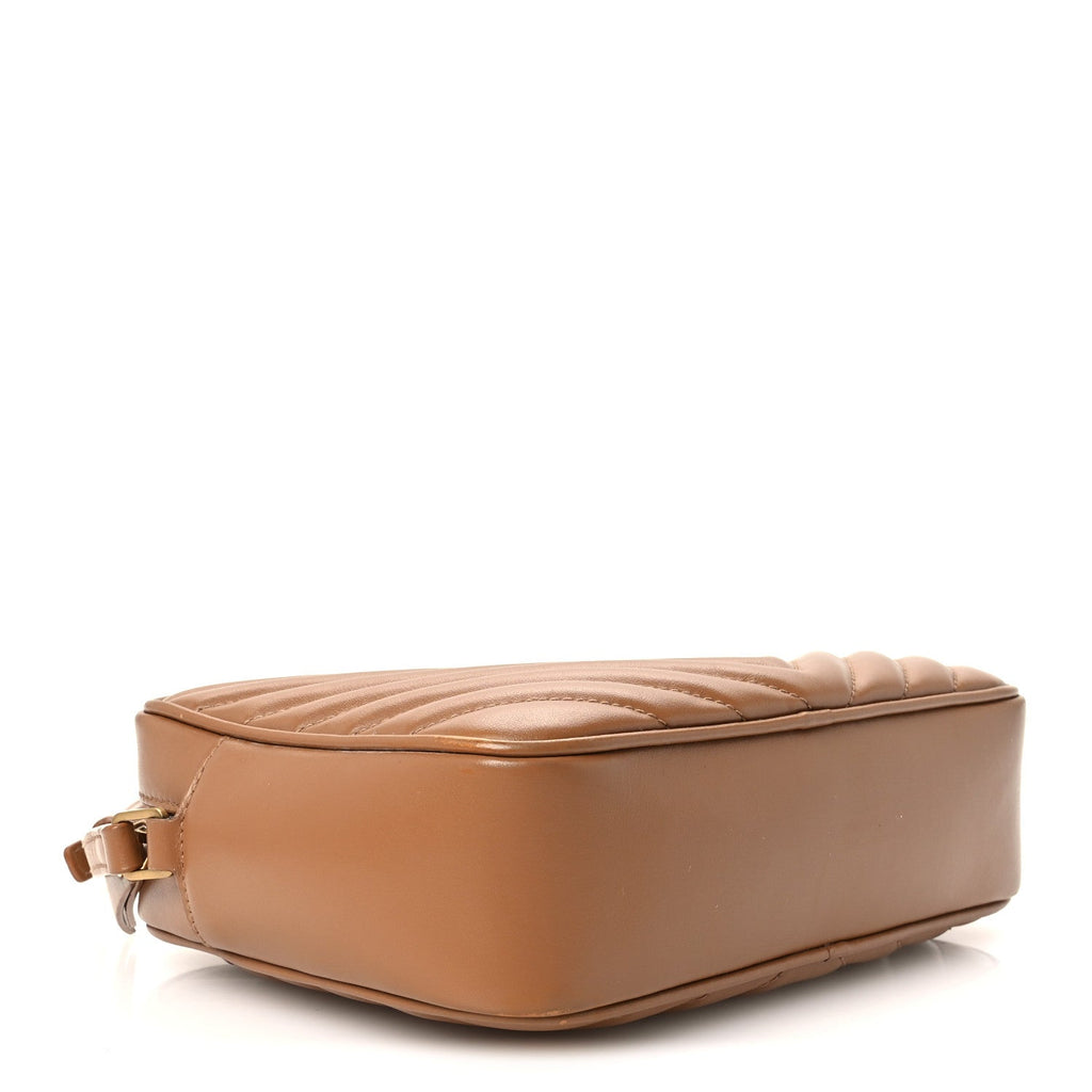 Calfskin Matelasse Monogram Lou Camera Bag Cinnamon