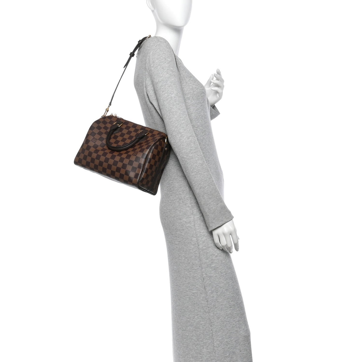 Damier Ebene Speedy Bandouliere 25