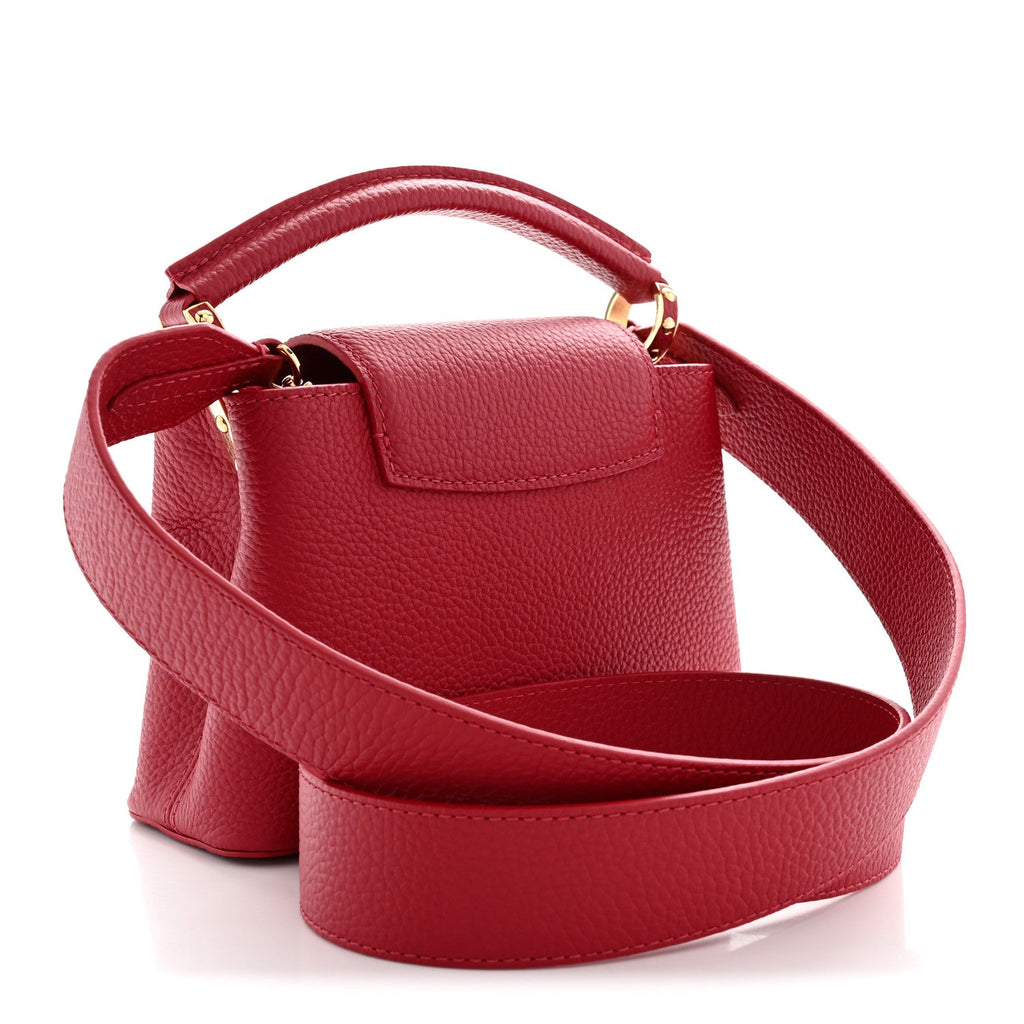 Taurillon Mini Capucines Scarlet