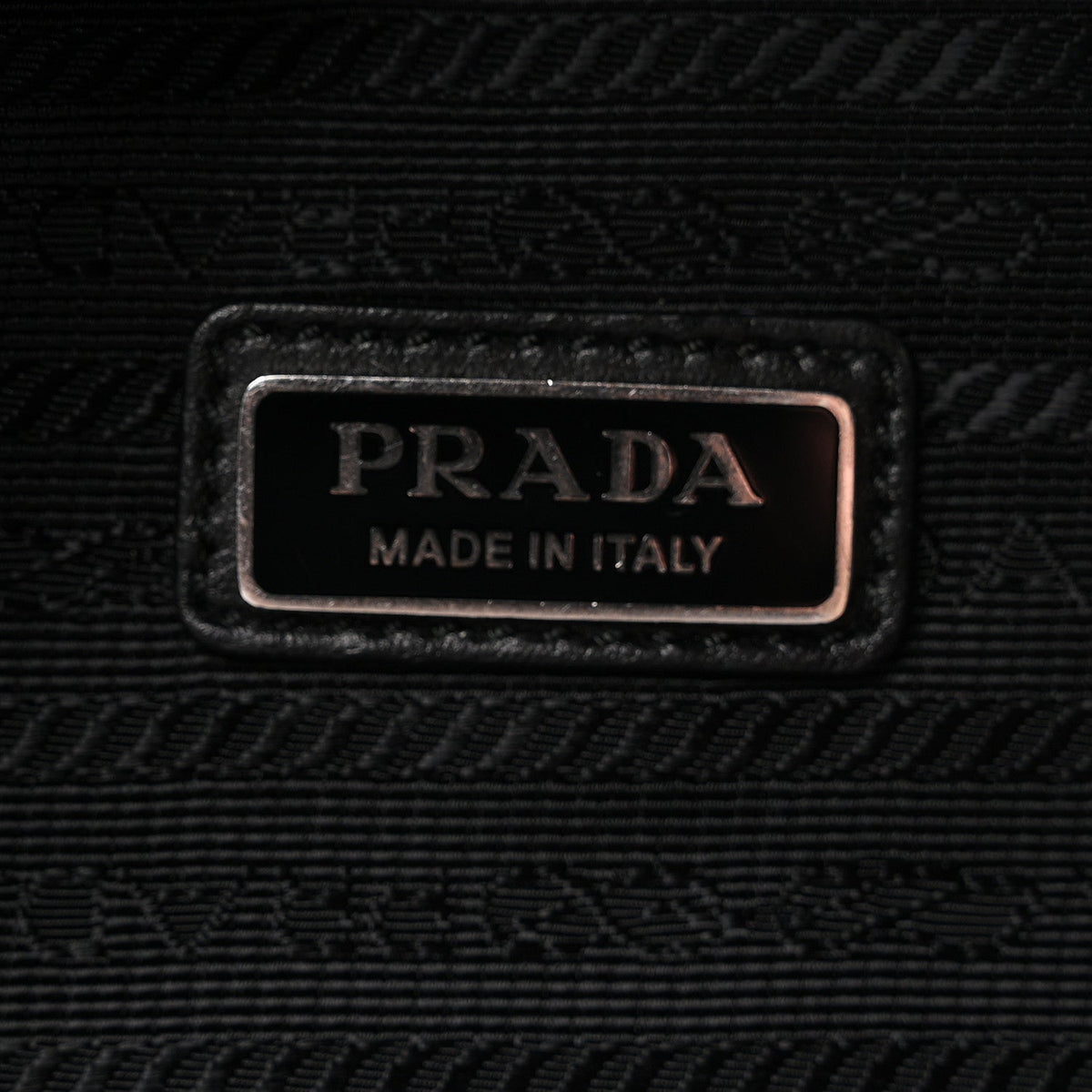 Saffiano Triangle Belt Bag Black