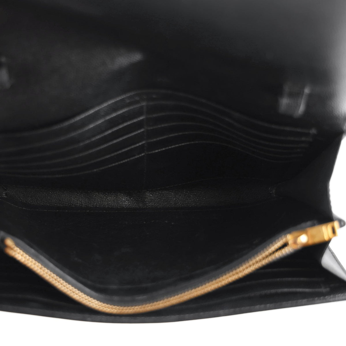 Grain De Poudre Star Studded Monogram Wallet on Chain Black