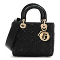 Lambskin Cannage Small My ABCDior Lady Dior Black